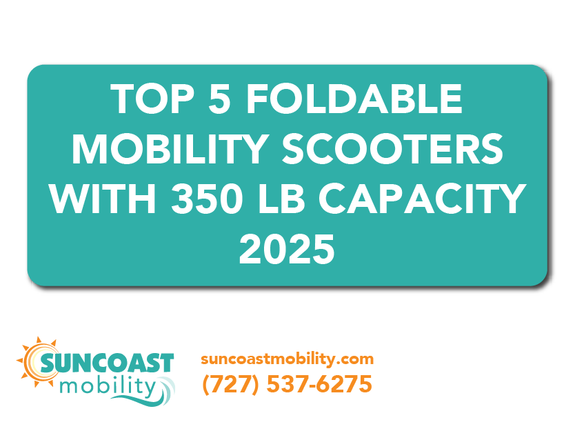 Top 5 Foldable Mobility Scooters with 350 lb Capacity in 2025