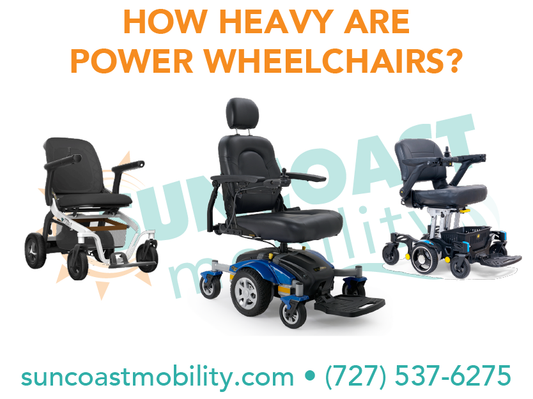 How heavy are power wheelchairs?