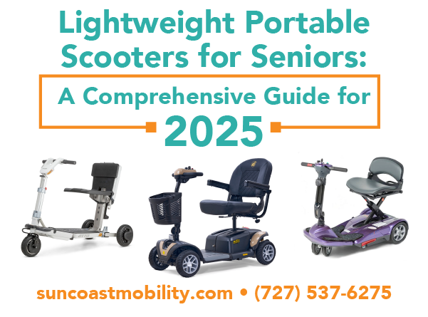Lightweight portable scooters for seniors