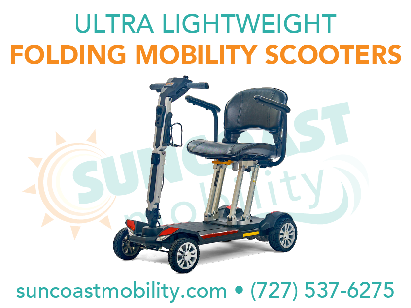 Ultra Lightweight Folding Mobility Scooters