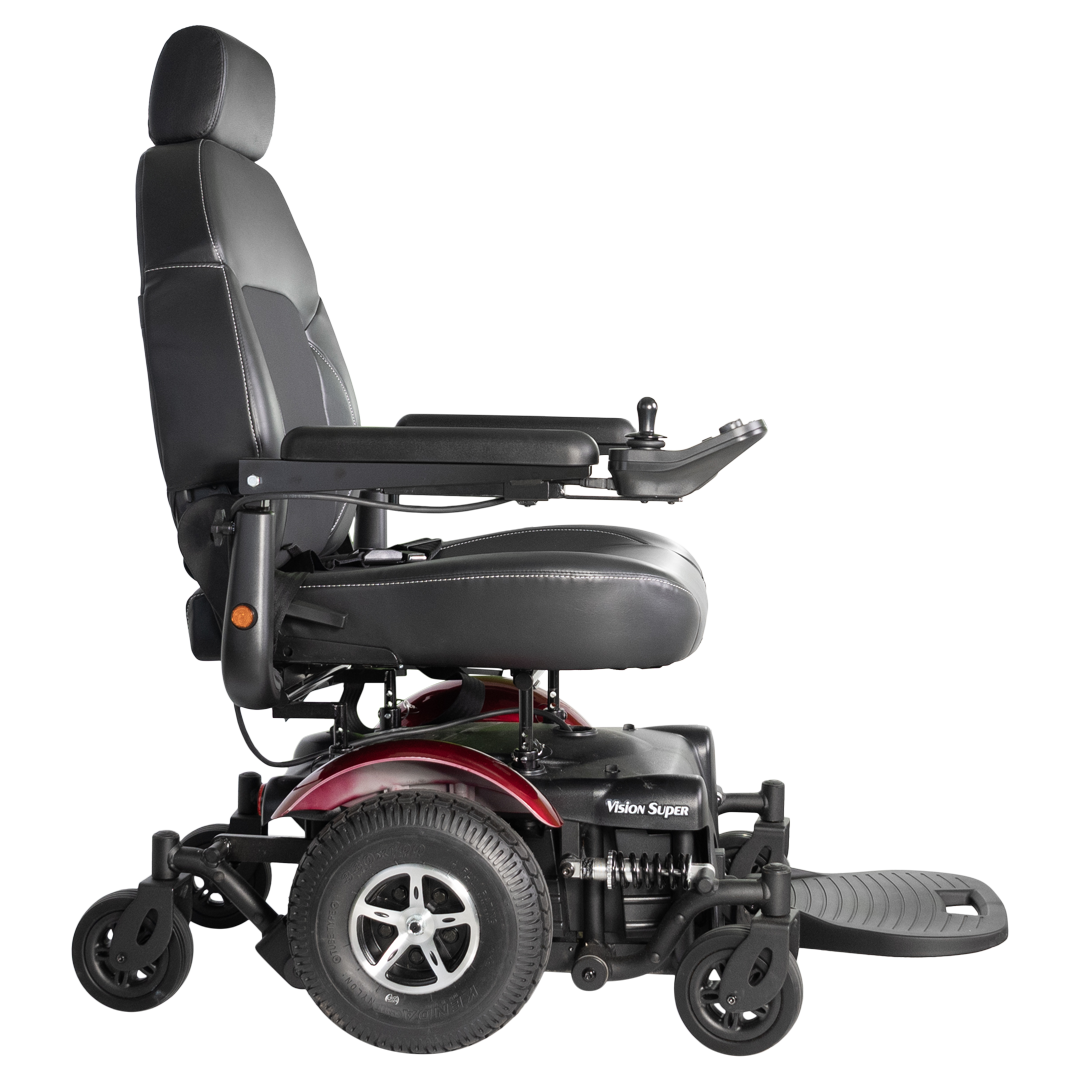 Merits Health Vision Super in Red Side View