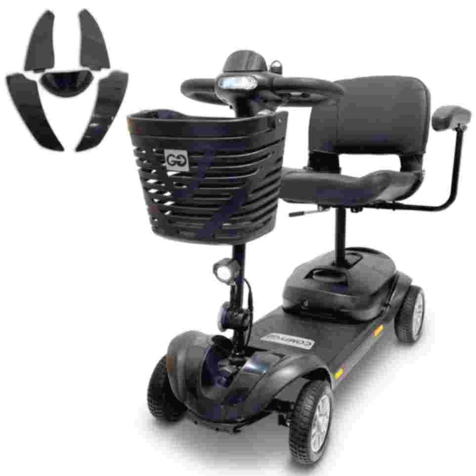 ComfyGo Z-4 Ultra-Light Electric Mobility Scooter With Quick-Detach Frame