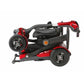 EV Rider Teqno Automatic Folding Mobility Scooter Folded in Red