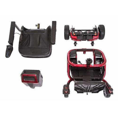 Golden Technologies LiteRider Envy Travel Power Wheelchair Disassembled
