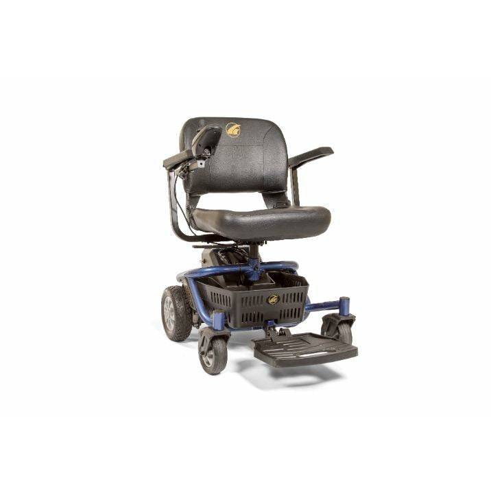 Golden Technologies LiteRider Envy Travel Power Wheelchair in Blue