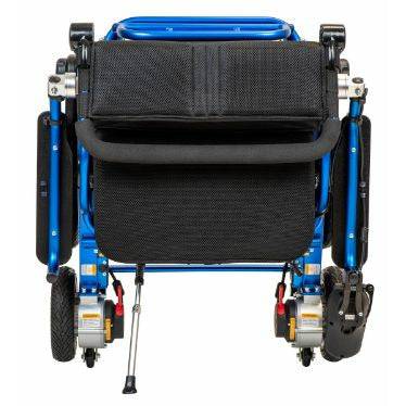 Pathway Mobility Geo Cruiser LX Folding Power Wheelchair Folded Back
