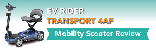 EV Rider Transport 4AF Portable Automatic Folding Mobility Scooter