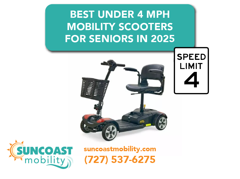 Best Under 4 MPH Mobility Scooters for Seniors in 2025