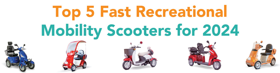 Top 5 Fast Recreational Mobility Scooters for 2024