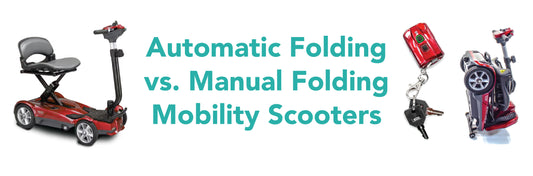 Automatic Folding vs. Manual Folding Portable Lightweight Travel Mobility Scooters