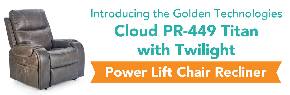 Golden Technologies Cloud PR449 Power Lift Chair Recliner with Twilight