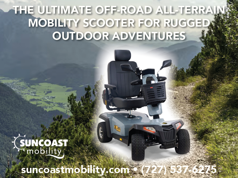 Off-Road All-Terrain Mobility Scooter for Outdoors