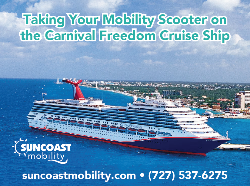 Taking Your Mobility Scooter on The Carnival Freedom Cruise Ship
