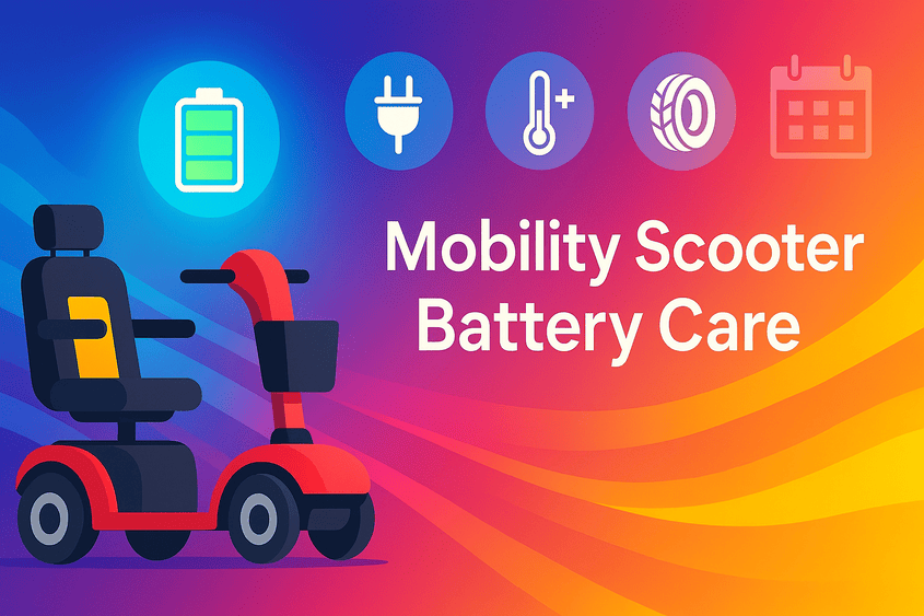 Mobility Scooter Maintenance Tips to Extend Battery Life