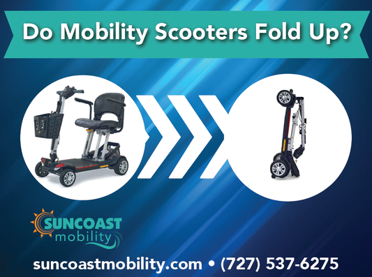 do mobility scooters fold up?