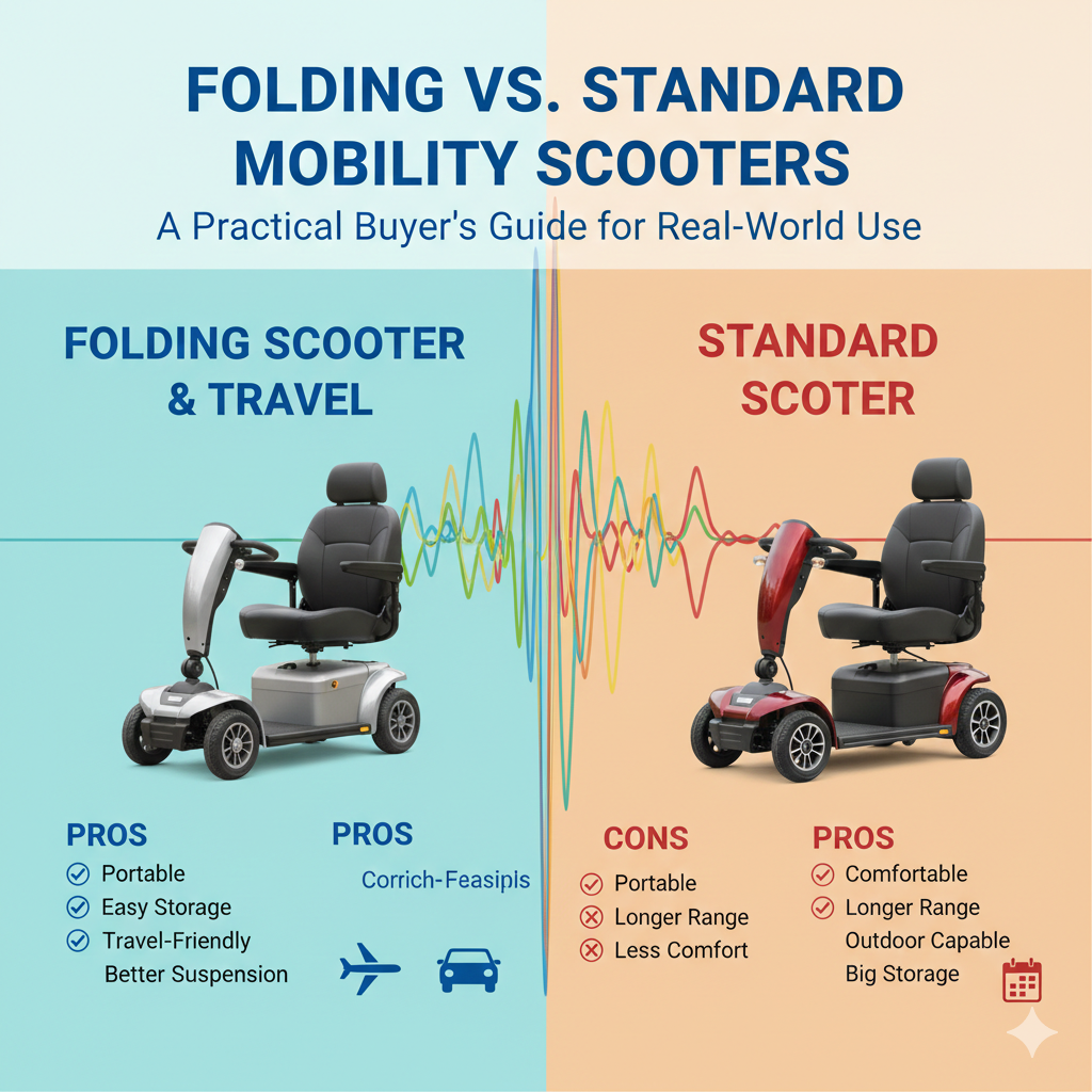 Folding vs. Standard Mobility Scooters: Which Is Right for You? A Practical, No-Nonsense Buyer’s Guide for Real-World Use
