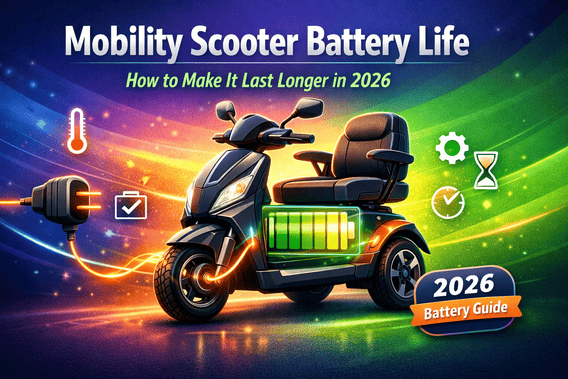 Mobility Scooter Battery Life How to Make It Last Longer in 2026