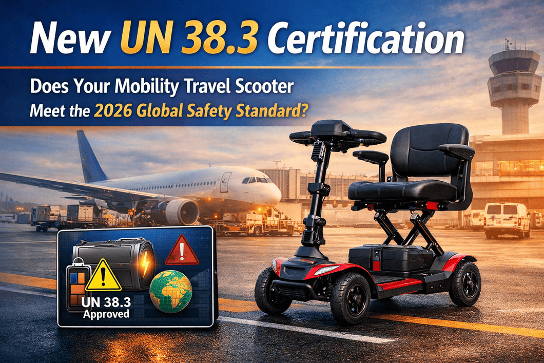 New UN 38.3 Certification: Does Your Mobility Travel Scooter Meet the 2026 Global Safety Standard?