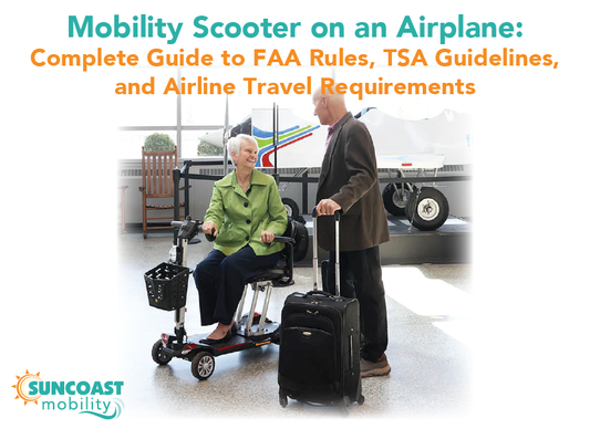 Mobility Scooter on an Airplane