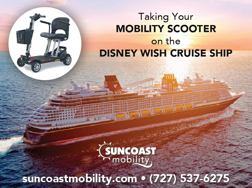 Taking Your Mobility Scooter on the Disney Wish Cruise Ship