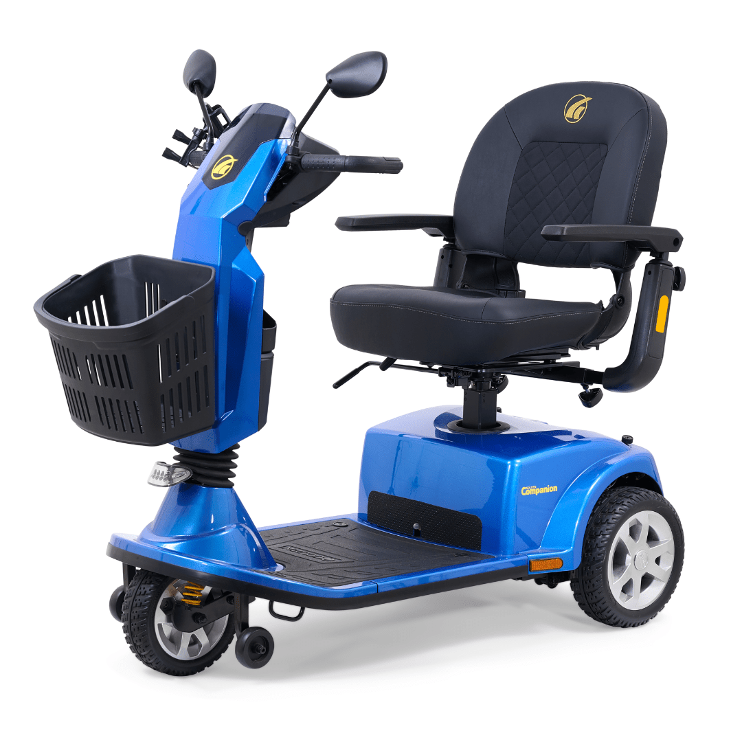 Golden Technologies Companion Full Size 3-Wheel Mobility Scooter in Blue