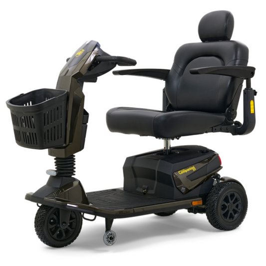 Golden Technologies Companion HD 3-Wheel Heavy Duty Mobility Scooter in Grey