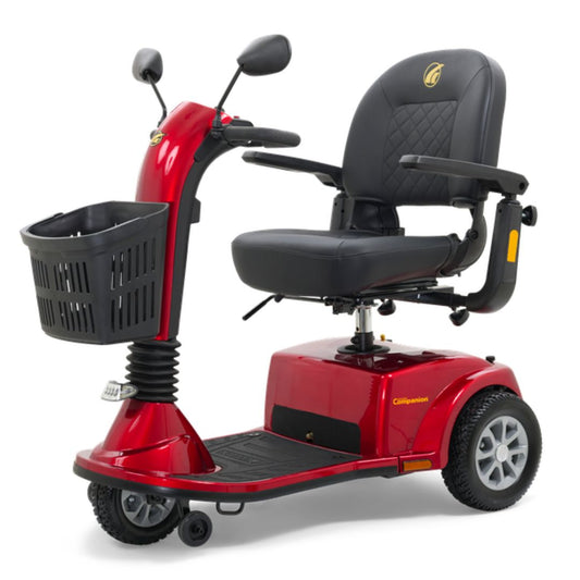 Golden Technologies Companion Mid Size 3-Wheel Mobility Scooter in Red