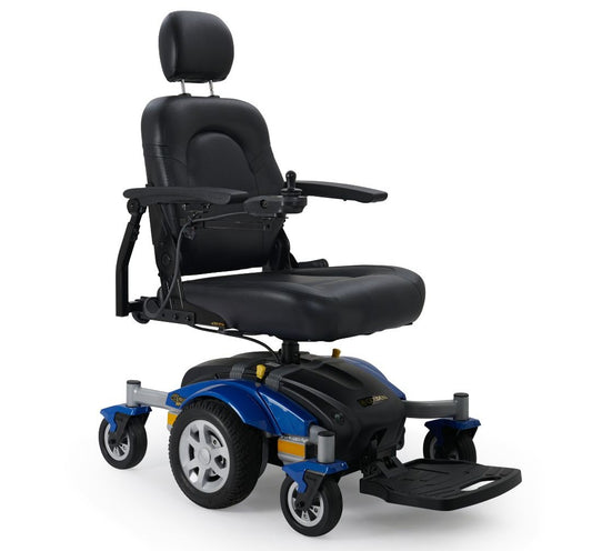 Golden Technologies Compass Sport Power wheelchair in blue