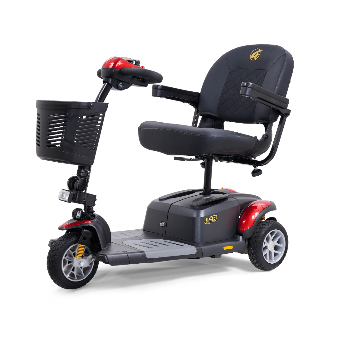 Buzzaround EX 3 Wheel Mobility Scooter by Golden Technologies in Red