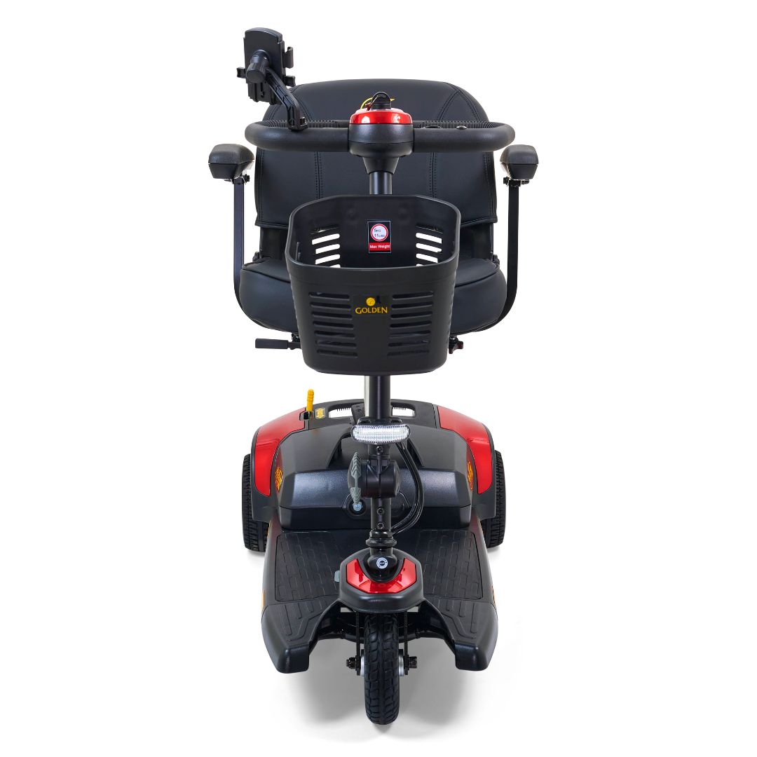 Buzzaround XL 3-Wheel Mobility Scooter in red front view