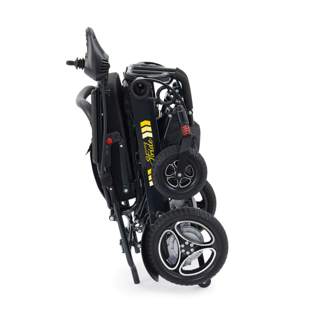 Golden Technologies Stride Folding Lightweight Electric Wheelchair Folded