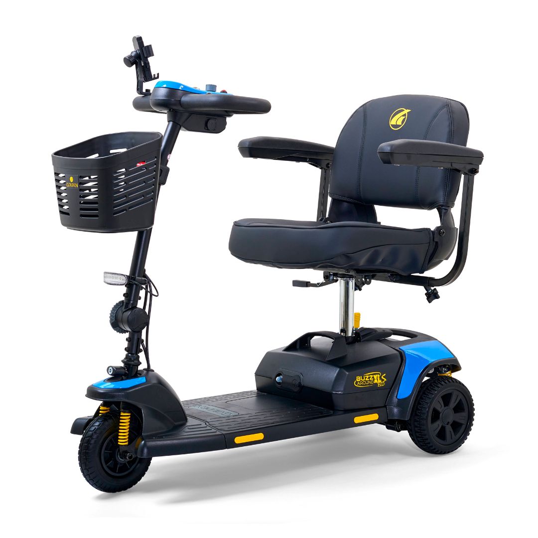 Buzzaround XLS-HD 3-Wheel by Golden Technologies in Blue