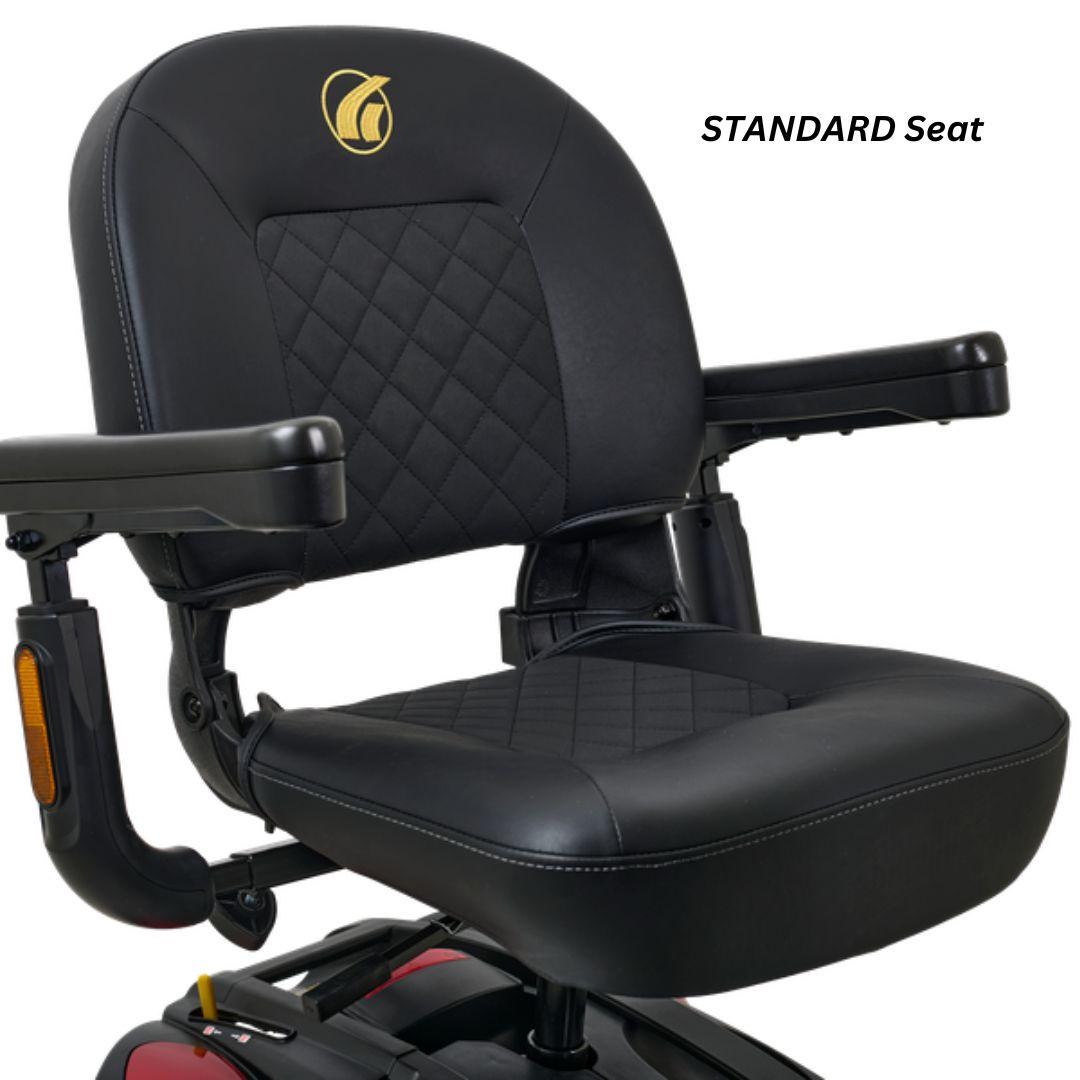 Golden Technologies LiteRider 4-Wheel Travel Mobility Scooter in Blue Seat