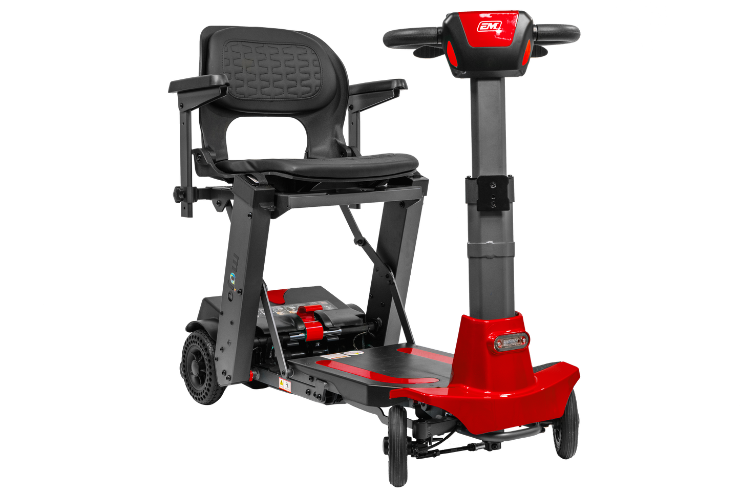 Mojo Manual Folding Scooter by Enhance Mobility in Red