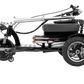 Enhance Mobility Triaxe Sport Folding Mobility Scooter in Black Folded