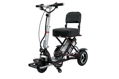 Enhance Mobility Triaxe Sport Folding Mobility Scooter in Black