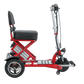 Enhance Mobility Triaxe Sport Folding Mobility Scooter in Red Side View