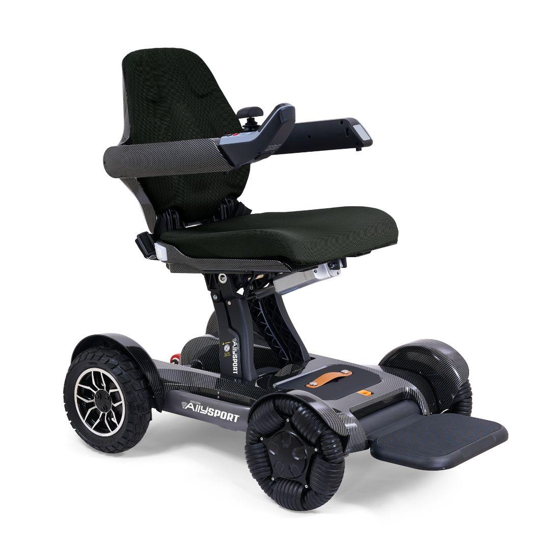Golden Ally Sport Power Wheelchair by Golden Technologies in Carbon Fiber