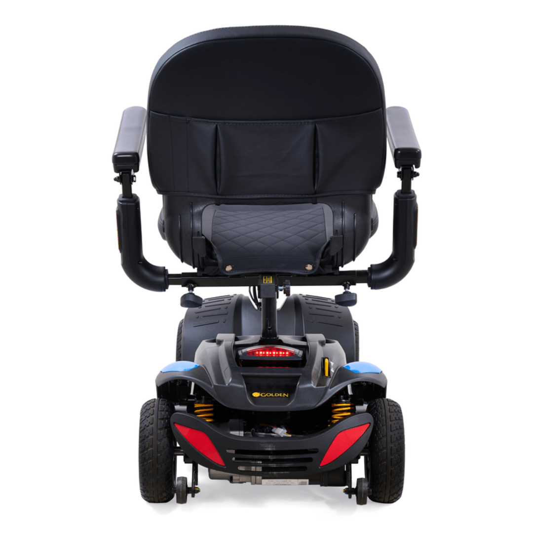 Golden Technologies Buzzaround LX 4-Wheel Mobility Scooter in Red Back View