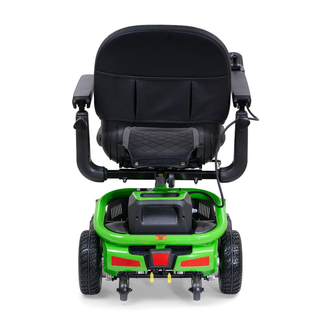 Golden Technologies LiteRider Envy Power Wheelchair in Green Rear