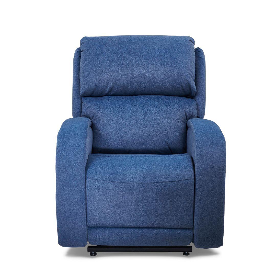 Golden Technologies EZ Sleeper PR-761 MaxiComfort with Twilight Lift Chair Recliner in Blue Front View