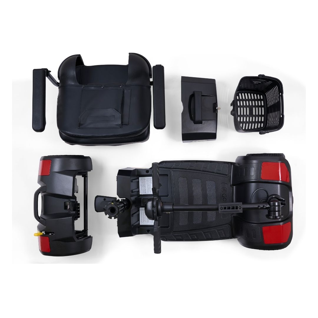 Golden Technologies Buzzaround LT 4-Wheel with MicroTurn Disassembled