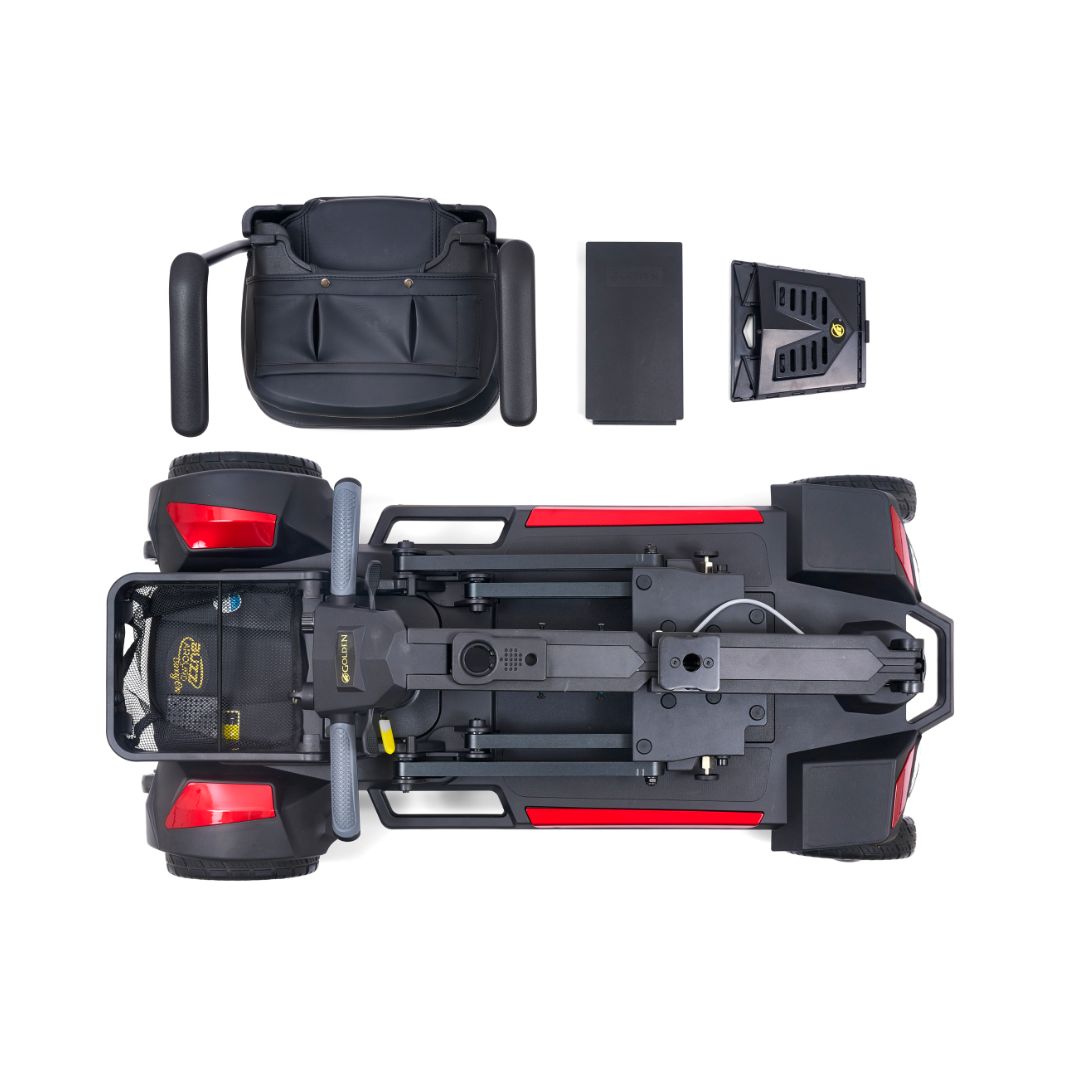 Buzzaround CarryOn Scooter by Golden Technologies Disassembled