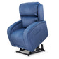Golden Technologies EZ Sleeper PR-761 MaxiComfort with Twilight Lift Chair Recliner in Blue, Lifted, Side View