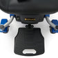 Golden Technologies Compass Sport Power Wheelchair in Blue Footrest