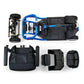 Golden Technologies LiteRider 4-Wheel Travel Mobility Scooter in Blue Disassembled
