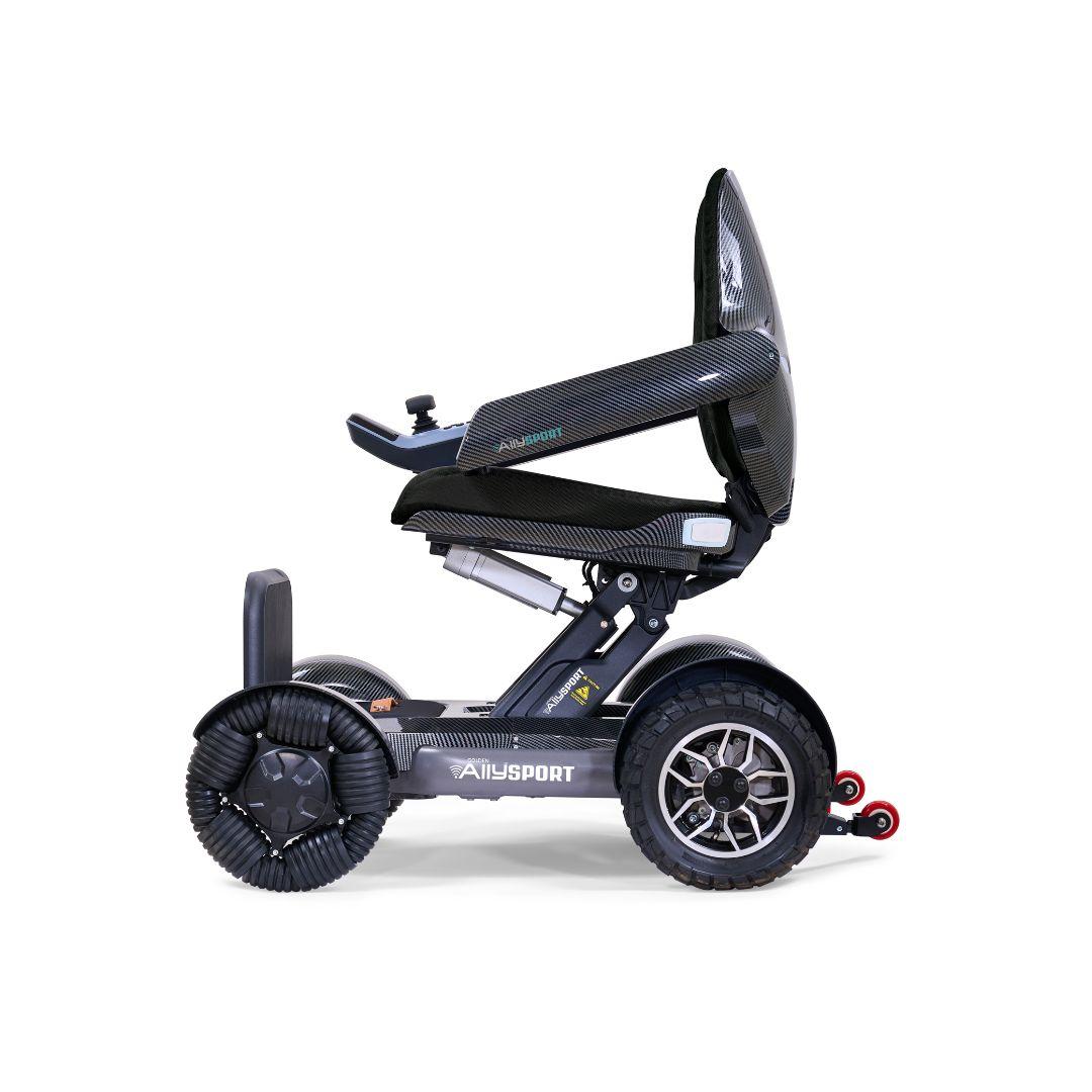 Golden Ally Sport Power Wheelchair by Golden Technologies in Carbon Fiber Folding 