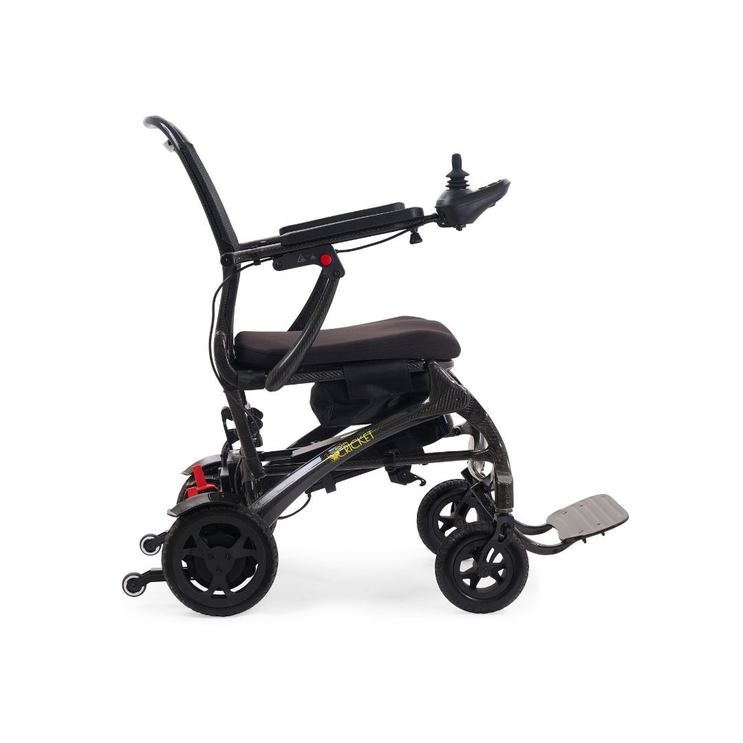 Golden Technologies Cricket Folding Lightweight Power Wheelchair Side View