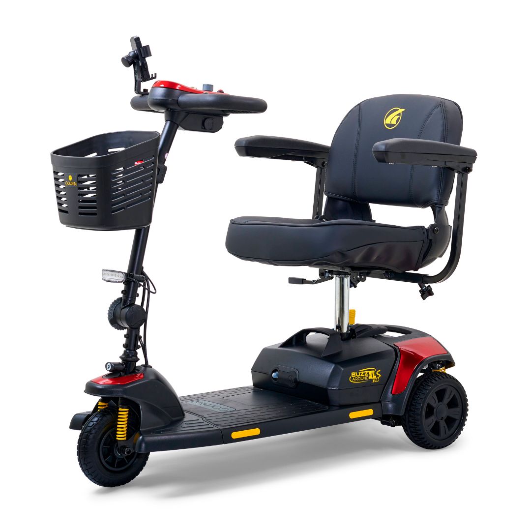 Buzzaround XLS-HD 3-Wheel by Golden Technologies in Red
