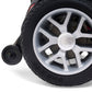 Golden Technologies BuzzAbout Travel Electric Wheelchair in Red Wheel